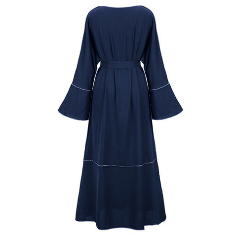 2024 Vestidos Abaya Dubai Turkey Islam Moroc Arabic Pakistani Muslim Hijab Long Dress For Women Robe Longue Femme Musulmane