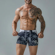 Mens Swim Trunk Swimwear Bathing Suit Swim Brief Square Leg Board Short