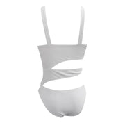 Sexy Bikini Set One Shoulder One Piece Swimsuit 2025 New Off Shoulder Black White Patchwork Swimwear Bodysuits Bathing Suit