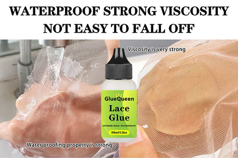 38ml 1.3oz Wig Glue Waterproof Hair Replacement Adhesive Sweatproof And 30ml 1oz Glue Remover For Lace Front Wig
