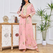 Muslim Woman Clothing Islam Ramadan Abaya Turkey Muslim Sets High Quality Women Hugs Prayer Set Moroccan Caftan Women Evening