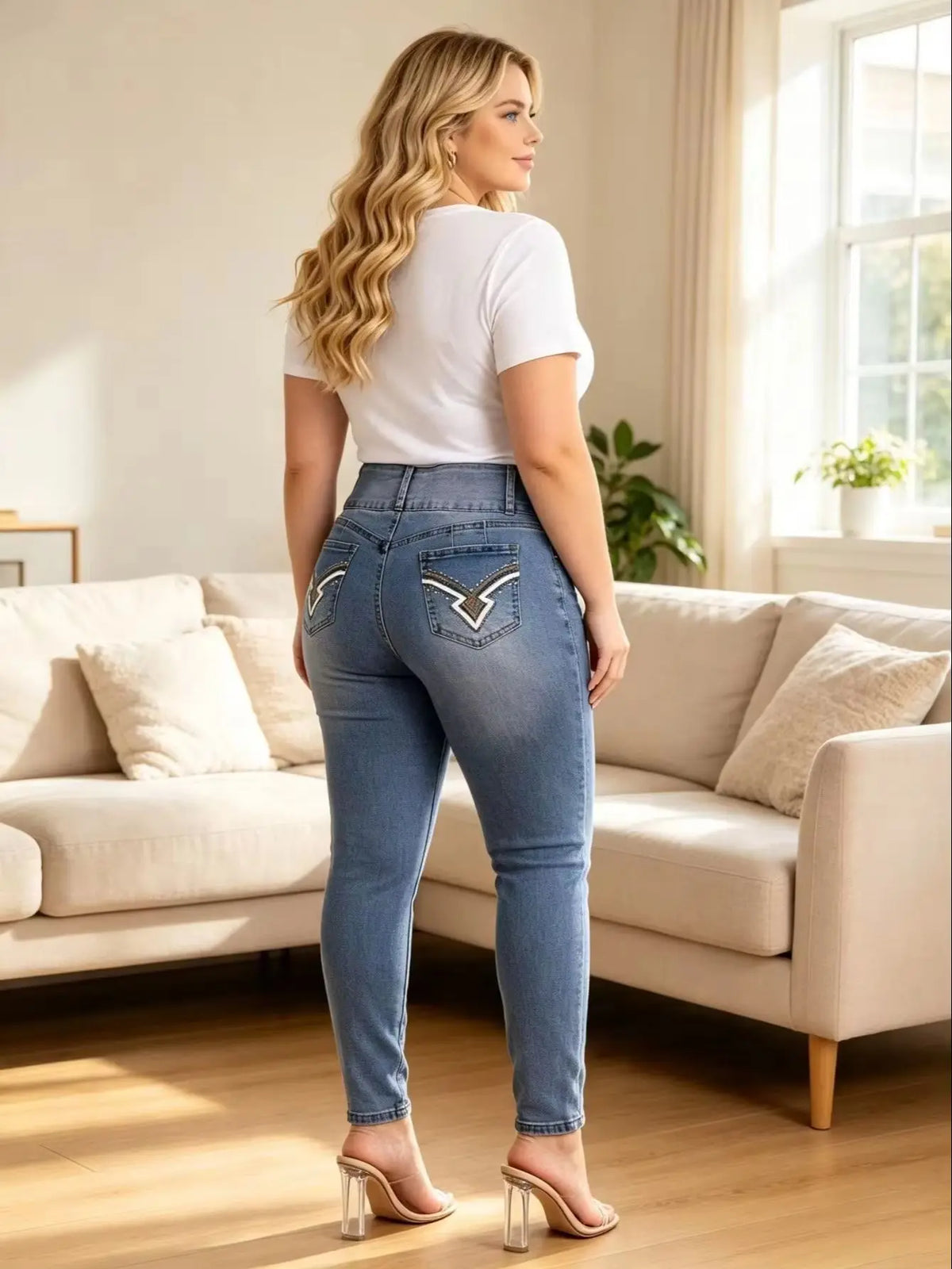 High-Rise 3-Button Skinny Jeans – view 9 of 9