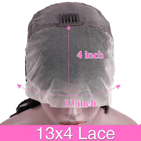 40 46 Inch Deep Wave 13x6 13x4 Lace Front Human Hair Wig 200% Remy Curl 360 Full Lace Frontal Wig Human Hair For Black Women