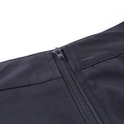 Women Gothic Skirt High Waist Punk Streetwear Streamer A-Line Skirt Nightclub Sexy Irregular Belted Black Faldas Pleated Skirt