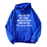 Unisex Loose Hoodies Letter Print Long-Sleeved Plus Size Sweatshirts Women Blouse Pullover Clothing Clearance Woman Clothing