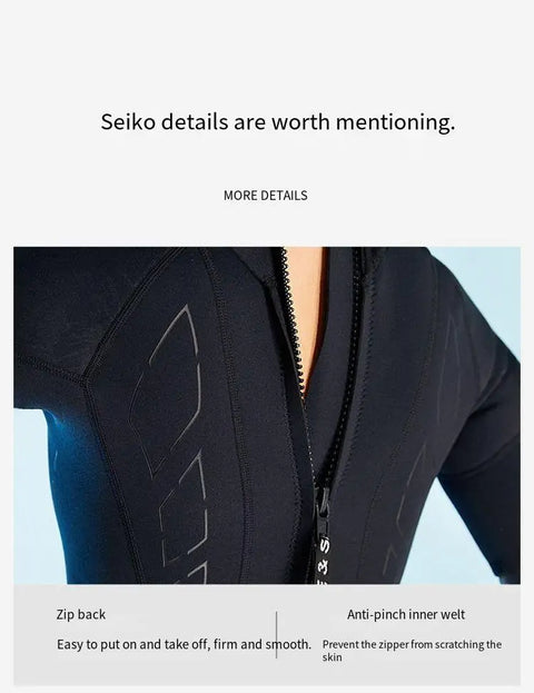 NEW Wetsuit 3mm Neopreno Surf Suit Short Sleeve Swimwear Kitesurf Scuba Diving Suit Spearfishing Swimsuits for Women