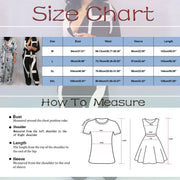 Women's Sexy Cardigan Shirt Neck Tie Long Sleeve Plus Size Jumpsuit Casual One Piece Pants Newspaper Print Harajuku Jumpsuit
