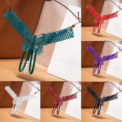 Lingeries For Woman Women'S Low Waist Butterfly Embroidery Briefs Solid Color Crotch Underwear Panties трусы женские