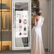 Customized Smart Magic Mirror Full Function Glass Smart Android Tv Mirror Smart Led Bathroom Mirror with Touch Screen Hotel