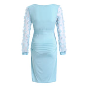 Women Maternity Dress Temperament Long Sleeve Nursied Baby Dresses Lace Nightgown Breastfeeding Nightshirt Outfits For Woman