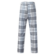 Cargo Pants Men Plus Size Plaid Print Pants Stretch Feet Pants With Pockets Streetwear Male Sports Sweatpants Pantalones Hombre