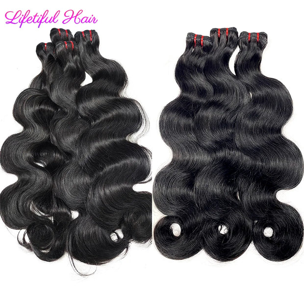 15A Double Drawn Hair Bundles Body Wave Vietnamese Raw Hair Bundles Human Hair Extensions 18 20 22 Inch Tissage Humain Hair