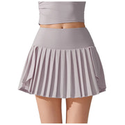 Office Skirts For Women Elegant Tennis Skirt Pleated Skirts For Women With Pockets High Waisted Athletic Jupe Longues Femme