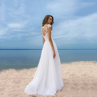 New Sexy Lace V Neck Party Dress For Weddings As A Guest Formal Open Back Evening Dress Slim High Waist Long Dresses Vestidos