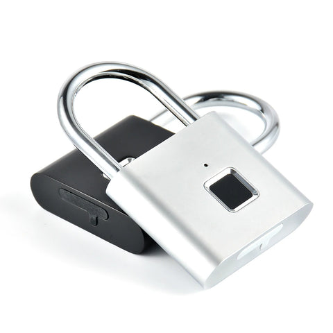 Smart Fingerprint Lock Biometric Fingerprint Door Lock Keyless Security Protection Padlock for Baggage Case