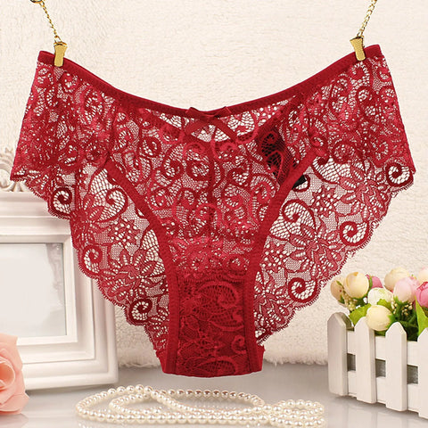 Women Sexy Panties Lace Cutout Hollow Waist Sexy Panties Butt Lift Panties Padded Lingerie For Ladies Ropa De Mujer Lenceria