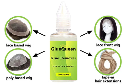 38ml 1.3oz Wig Glue Waterproof Hair Replacement Adhesive Sweatproof And 30ml 1oz Glue Remover For Lace Front Wig