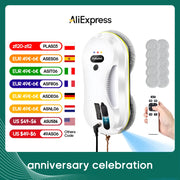 Household window automatic water spray cleaning robot vacuum cleaner remote control electric window wiper household glass wiper