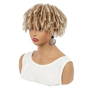 WIGSIN 6Inch Synthetic Men Dreadlocks Toupee Wigs Half Clip Topper Crochet Braids Women Wig