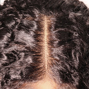 Wigs For Women Kinky Curly Lace Wig Human Hair Brazilian Hair Curly Bob Wig 200D 4X4 Lace Closure Wigs With Pre-Plucked Natural