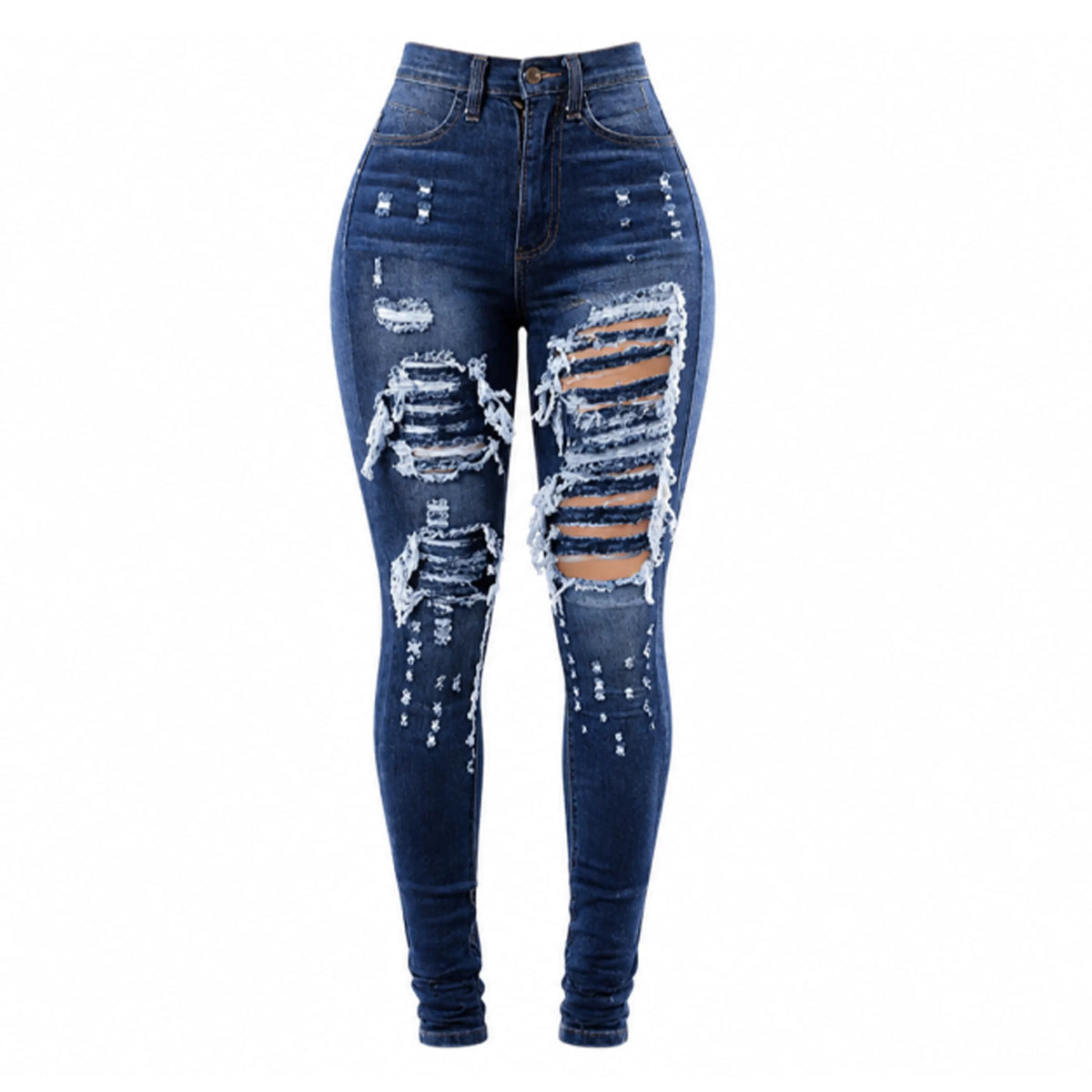 Heavy Ripped Y2K Skinny Jeans – view 9 of 9