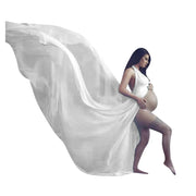 Maternity Photography Props Diy Cloak Dress Chiffon Fabric Simple Props Sleeveless Maternity Solid Dress платье для беременных