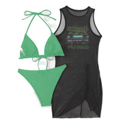 3 Pieces Large Plus Size Bikini 2025 & T-Shirt Sports Swimwear Women String Swimsuit Female Beachwear Bathing Swimming Swim Suit