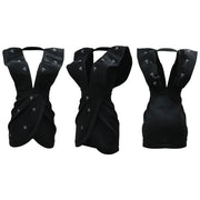 Women V-neck Petal Sleeveless Mini Dress Diamonds Ruched Bodycon Dresses Sexy Night Party Vestidos Fashion Evening