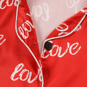 Kids Pajamas Set Silk Satin Kids Boys Girls Sleepwears Outfits Set Print Sleepwear Short Sleeve Blouse Tops+Pants 2PCS Pijamas