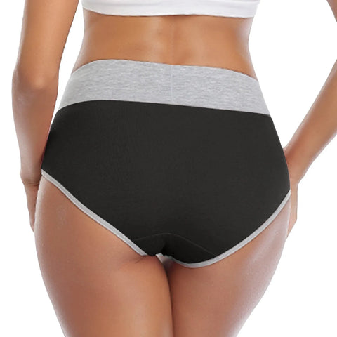 Panties For Women Plus Size Briefs Women'S Underwear High Waist Cotton Soft Full Cover Underpants Pack Of 5 трусы женские