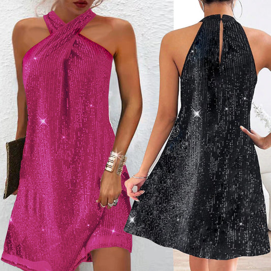 Elegant Halter Dress – main view