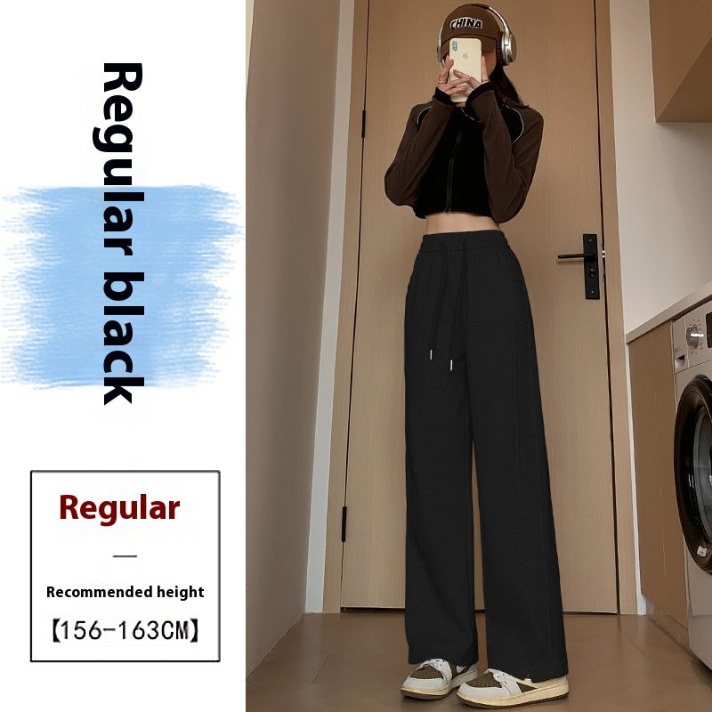 High-Waist Straight-Leg Sweatpants - view 5