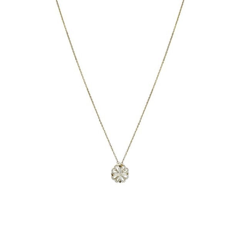 Heart Four-Leaf Clover Locket Necklace – view 7 of 11 | My Dressing Room
