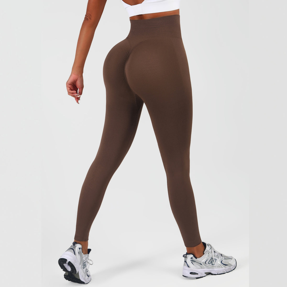 High-Waist Tummy Control Yoga Leggings – view 2 of 9 | My Dressing Room