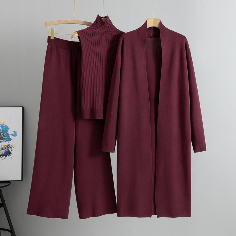 3-Piece Knit Vest, Cardigan & Pants Set – view 11 of 11 | My Dressing Room
