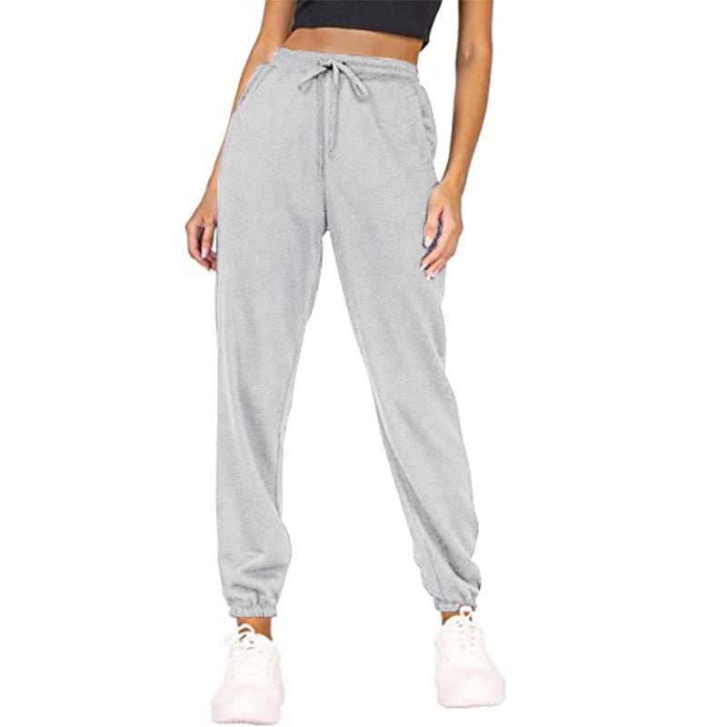 Fleece-Lined High-Waist Jogger Sweatpants - view 2