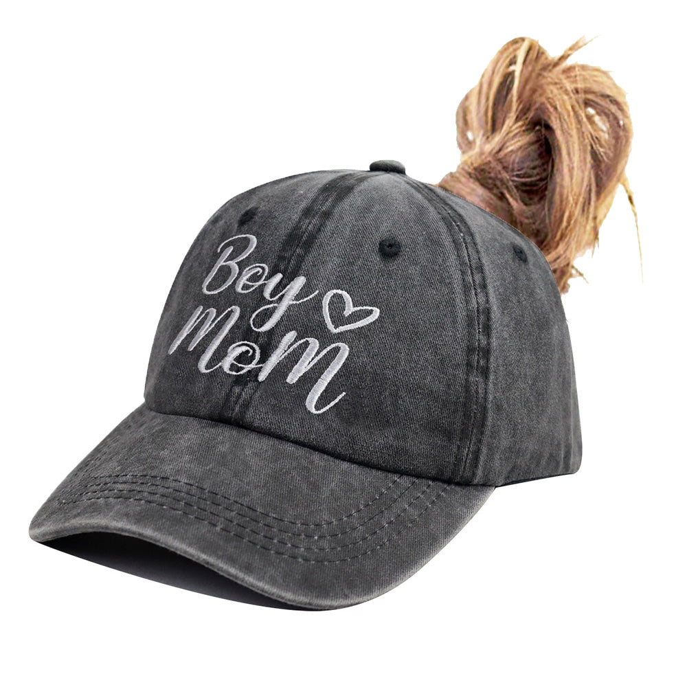 Boy Mom Ponytail Baseball Cap – view 5 of 6 | My Dressing Room