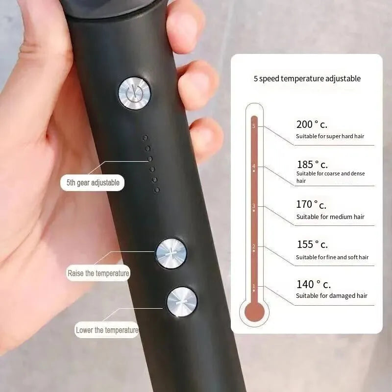 Heated Hair Straightener Brush, Adjustable Heat – view 3 of 9 | My Dressing Room