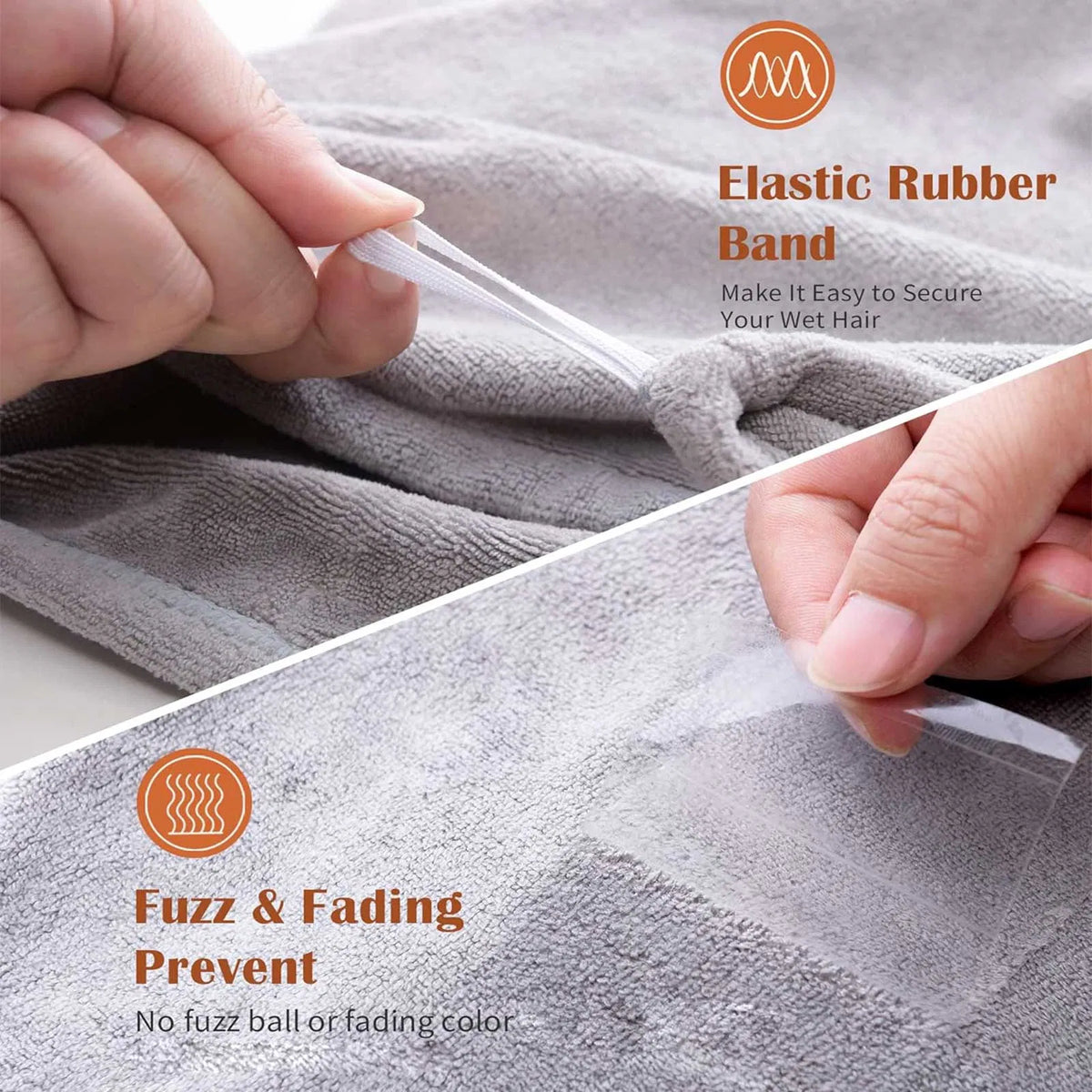 Microfiber Hair Towel Wrap 3-Pack, multicolour – view 5 of 7 | My Dressing Room