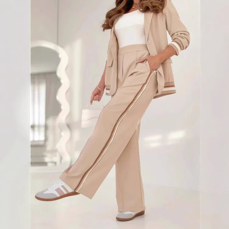 Lapel Blazer & Wide-Leg Pants Suit – view 7 of 18 | My Dressing Room