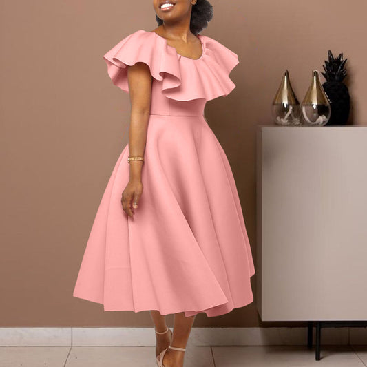 Elegant Ruffle Dress – main view