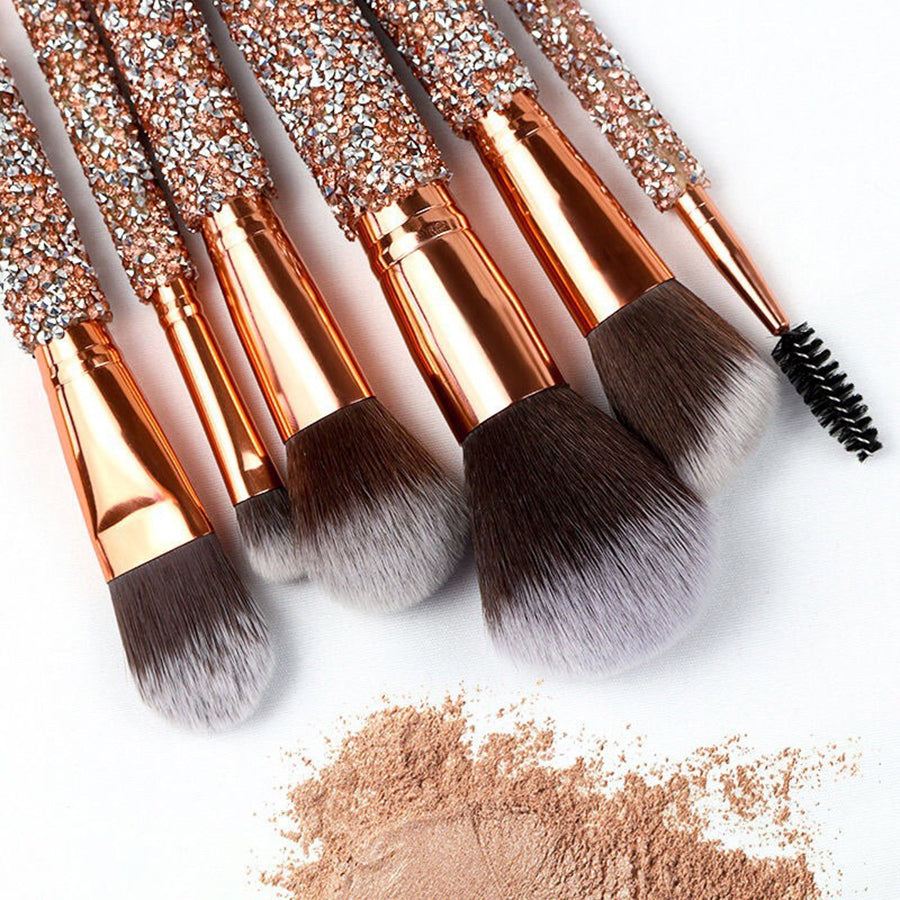10-Piece Crystal Diamond Makeup Brush Set – view 5 of 6 | My Dressing Room