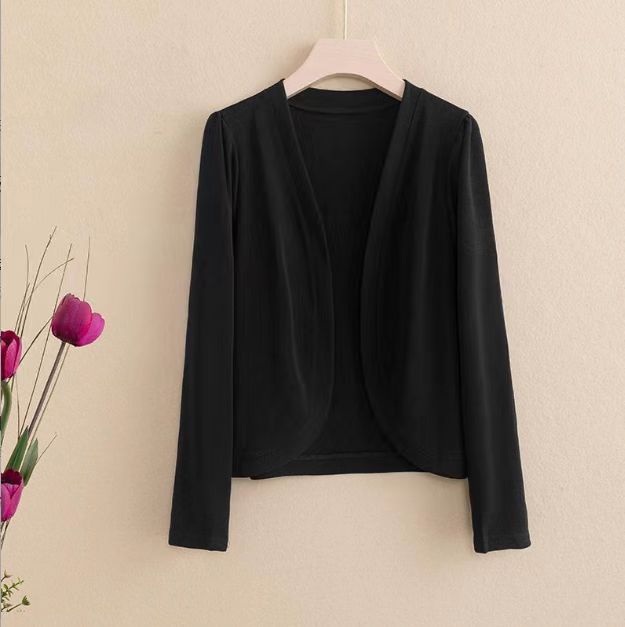 Cropped Shawl Cardigan - view 5