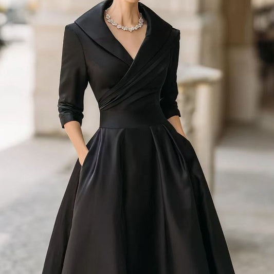 Fitted Long Sleeve Maxi Dress – main view