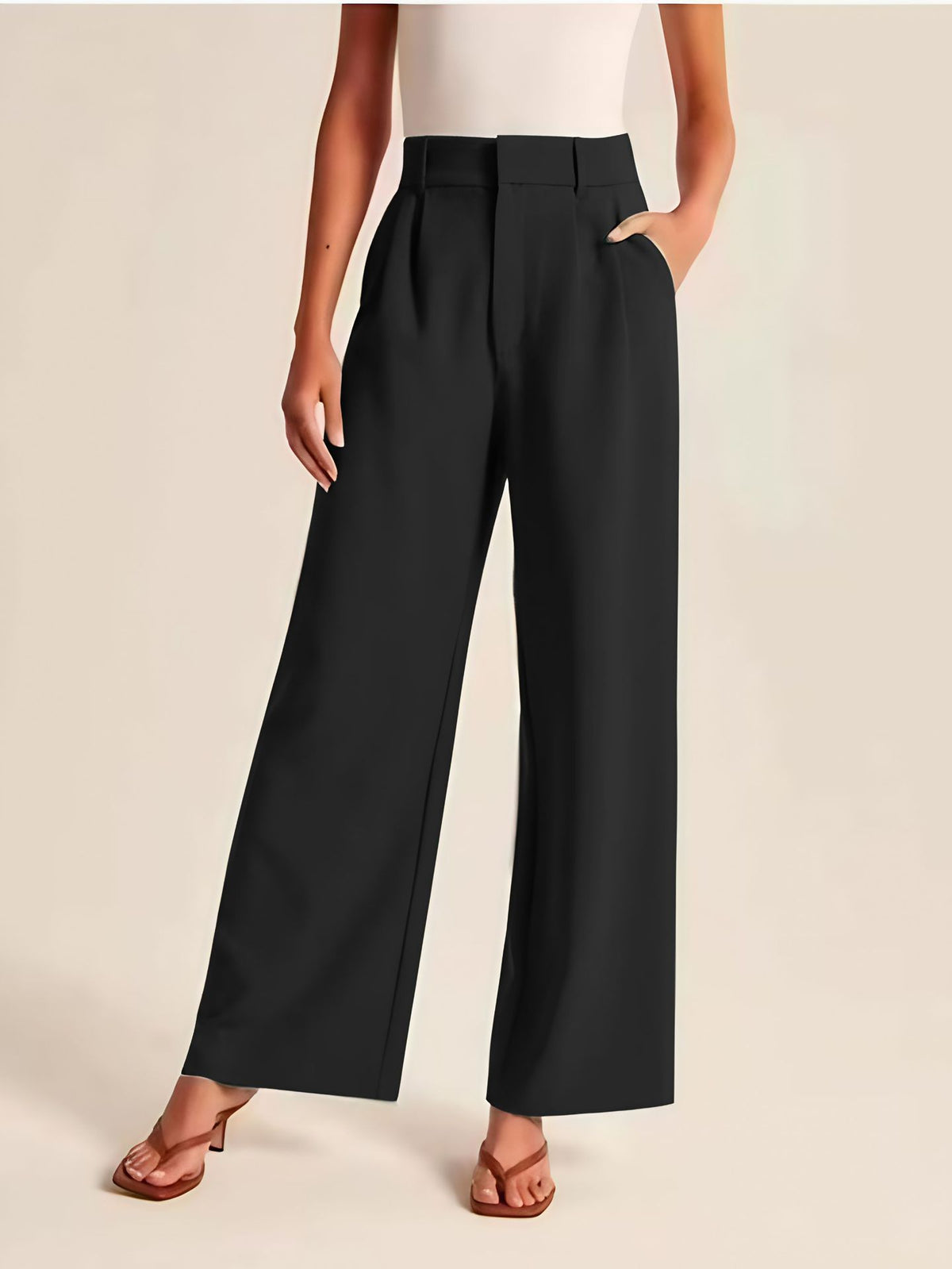 Wide-Leg Pockets Casual Pants – view 11 of 13 | My Dressing Room