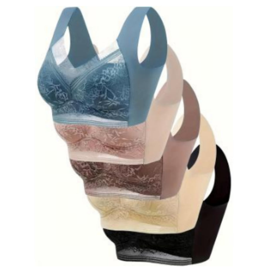 Lace Wirefree Padded Bra shown in all colors