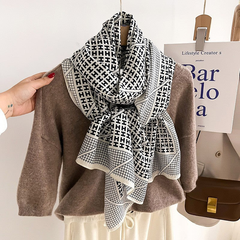 Lightweight Color Block Scarf - view 2