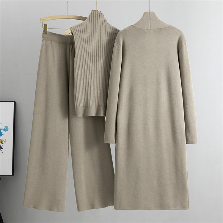 3-Piece Knit Vest, Cardigan & Pants Set – view 10 of 11 | My Dressing Room