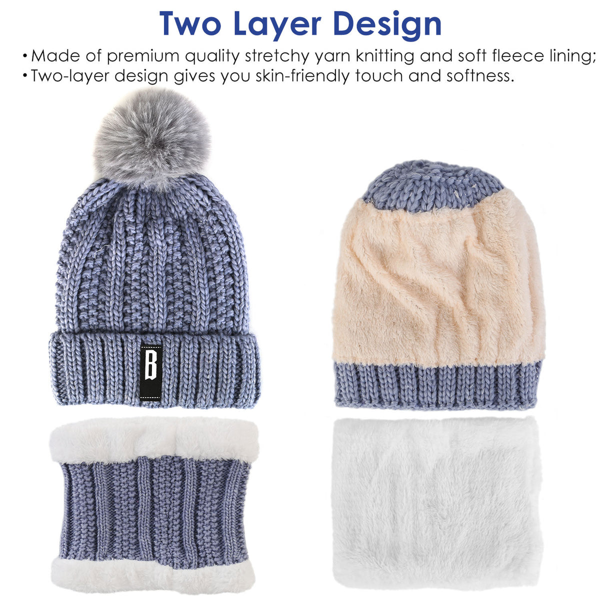 Beanie & Scarf Winter Set – view 9 of 11 | My Dressing Room