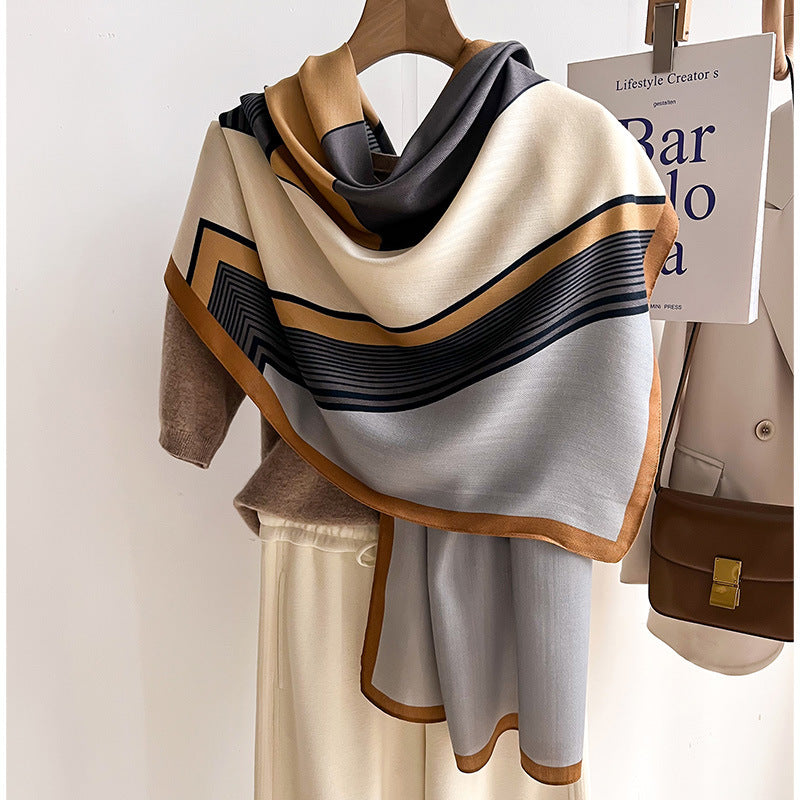 Lightweight Color Block Scarf - view 3